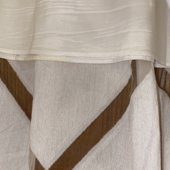 Milly Square Fil Coupe Midi Skirt White - Picture 8 of 10